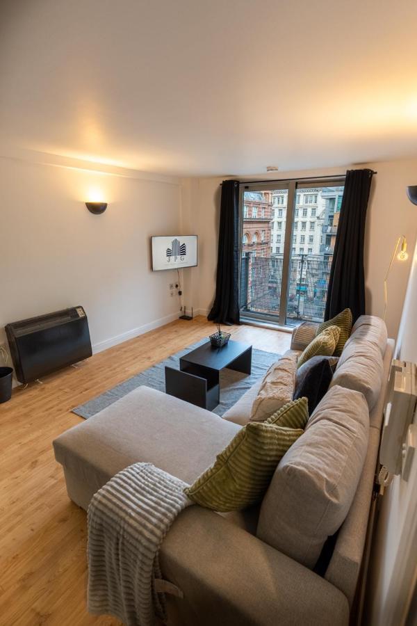 Jpg Theatre Suite - High Floor Mcr Luxe Apartment W Balcony Canal Views مانشستر المظهر الخارجي الصورة