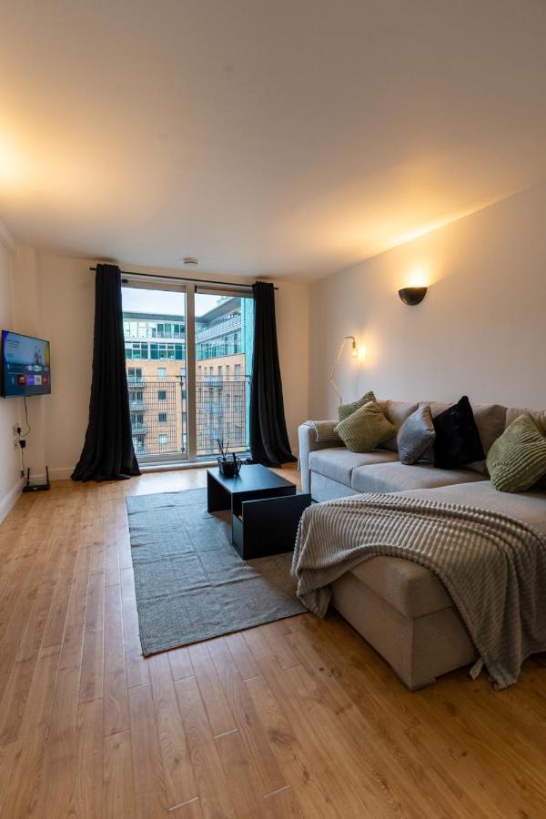 Jpg Theatre Suite - High Floor Mcr Luxe Apartment W Balcony Canal Views مانشستر المظهر الخارجي الصورة
